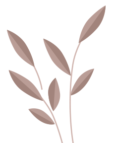 Minimalistisches Design von zarten Pflanzenzweigen auf einem sanften, rosa Hintergrund, ideal für natürliche und beruhigende Ästhetik.